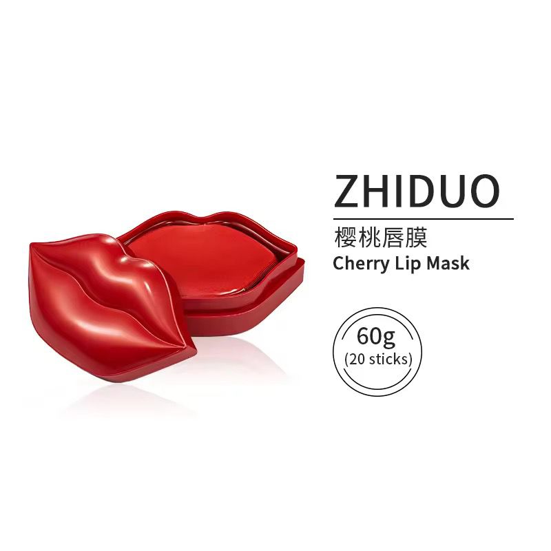 ZHIDUO Pink Lip Shaped Mask Sheets Moisturizing Anti-Wrinkle&nbsp;Korean Peeling Lip Sleeping Mask