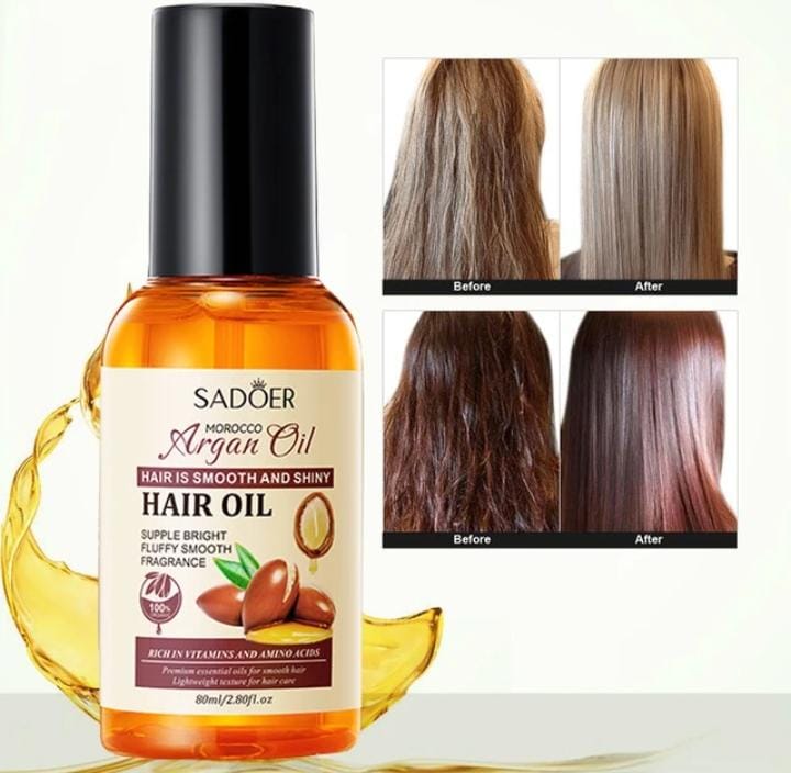 Sadoer Morocco Argan Hair Oil Moisturizing And Smoothing Anti-Hair Loss Repair