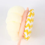 2in1 Double Sided Bath Brush Body Sponge And Scrubber Long Handle