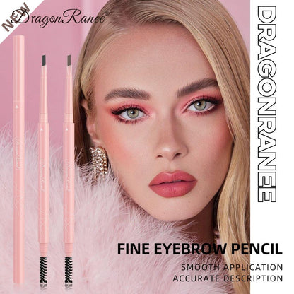 Dragon Ranee 2in1 Natural Waterproof Smooth For Outlining Eyebrow Pencil