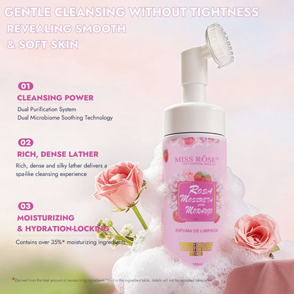 Miss Rose Creamy Facial Foam Cleanser