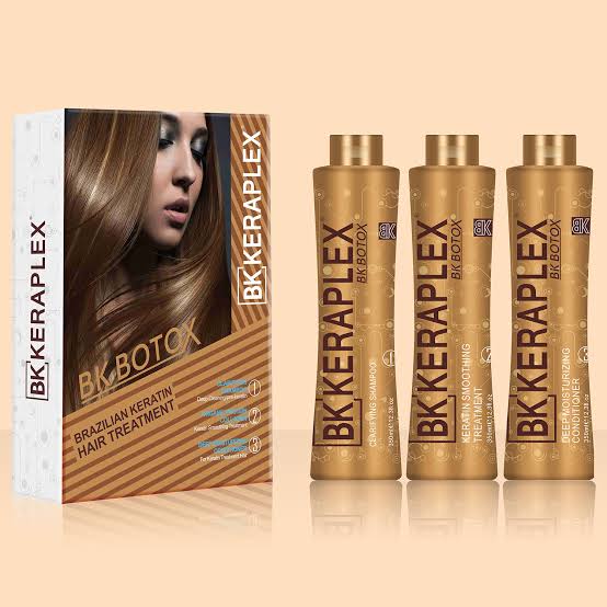 BK Keraplex Botox Keratin Treatment Brazilian Professional Kit Each 350mlx3