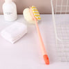 2in1 Double Sided Bath Brush Body Sponge And Scrubber Long Handle