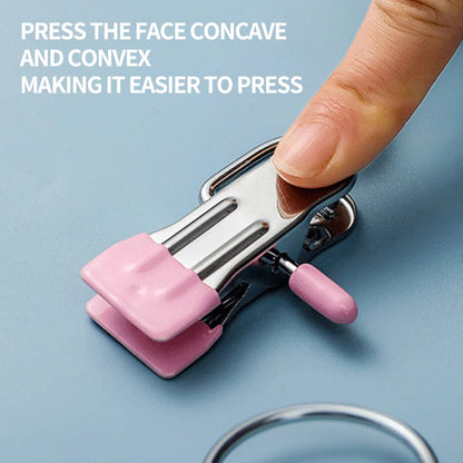 Multifunctional Stainless Steel Portable Cloth Hook Clip Organizer Hanging Clip Pair