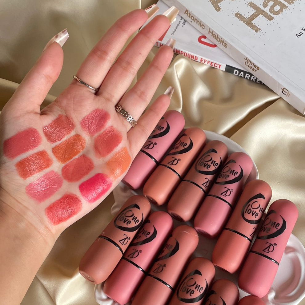 One Love Matte Lipstick Pack of 12