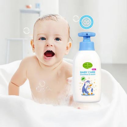 Aichun Beauty 2 In1 Baby Shampoo And Body Wash Gently Hair & Body Cleaning Nourishing Baby Hair Products Skin Moisturizing Body Wash 300ml