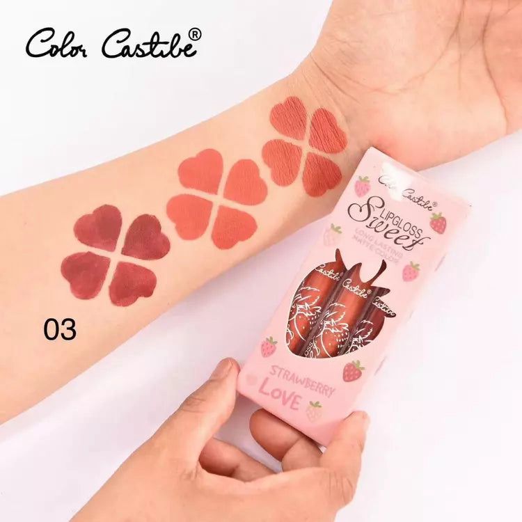 Color Castle 3in1 Long Lasting Matte Color Lip Gloss