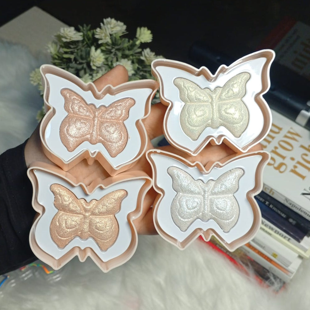 Mocallure Glow Wings Butterfly Highlighter Pack of 4