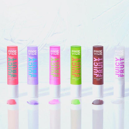 Page Vine Juicy Fruit Glossy Lip Balm Pack of 6
