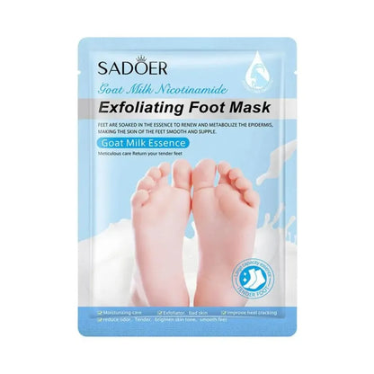 Sadoer Goat Milk Nicotinamide Exfoliating Foot Mask