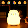 Cute Penguin LED Night Light Bedroom Lamp USB Charging