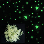 Glowing Stars Night Glow Stars For Kids Room Pack Of 100