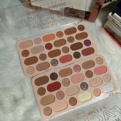 High Quality Nude Shades Super Pigmented 24 Color Eye Shadow Palette