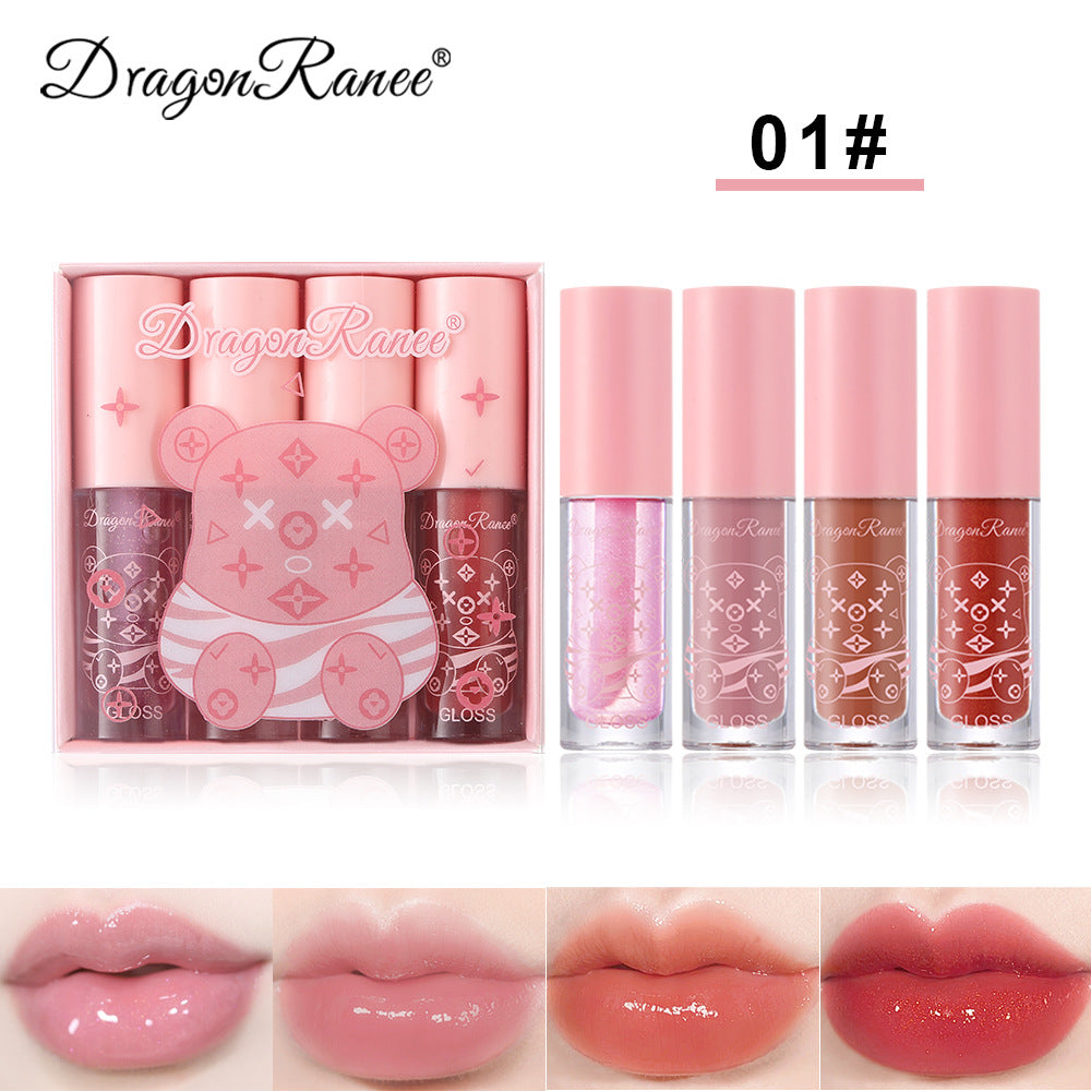 Dragon Ranee 4 Pcs Shine Lipgloss Set