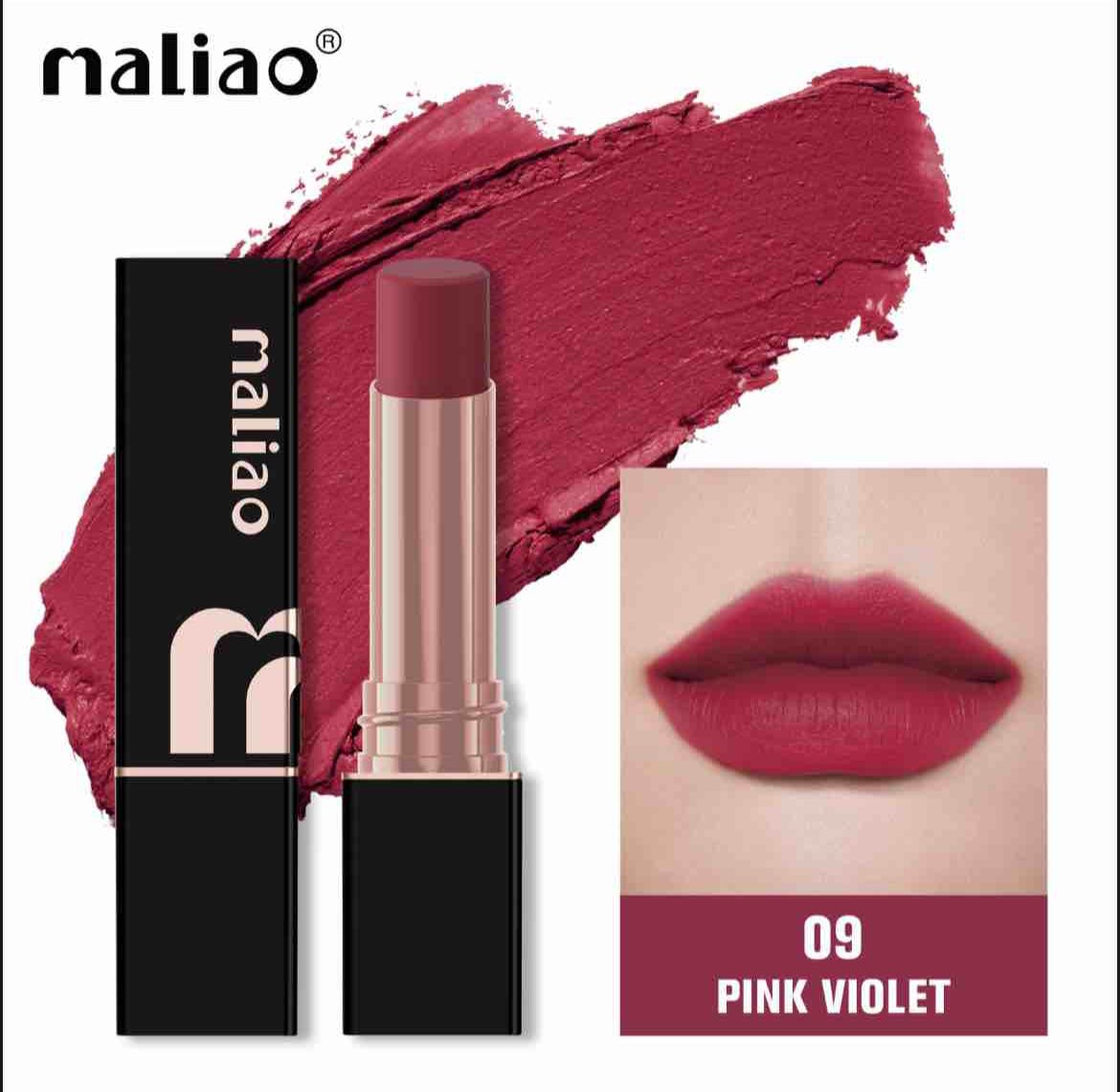 Maliao Super Non Transfer Lipstick Long Lasting Matte Finish Smudge-Proof Formula