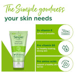 Simple Refreshing Facial Wash Smooth And Healthy Looking Skin Vitamin B5+E Pro Amino Acids Kind To Skin 150ml