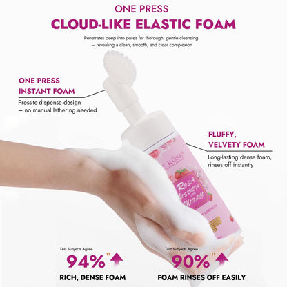 Miss Rose Creamy Facial Foam Cleanser