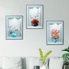 3D Flower Pot Wall Decor Stickers Self Adhesive