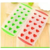 Silicone Heart Shape Ice Tray Soft 11 Grids Ice Mold Tray