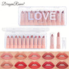 Dragon Ranee Love Lipsticks Matte Misty Velvet 10 Shades in Set