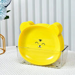 Mini Cute Cartoon Bear Plate For Snacks Candy Fruit Dish Kitchen Tableware Pack of 8