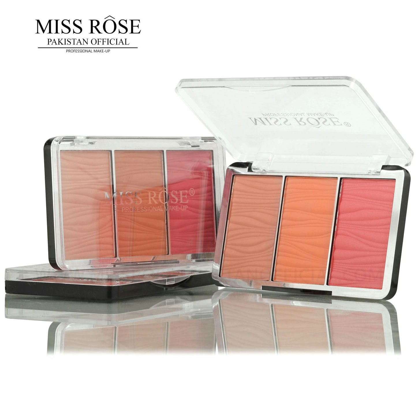 Miss Rose 3 Color Blush Palette