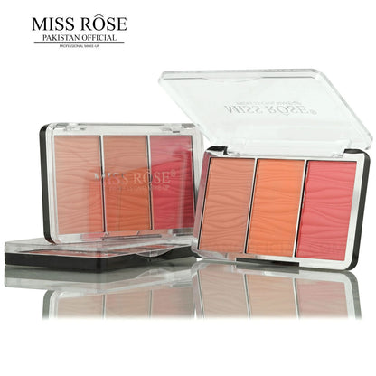 Miss Rose 3 Color Blush Palette
