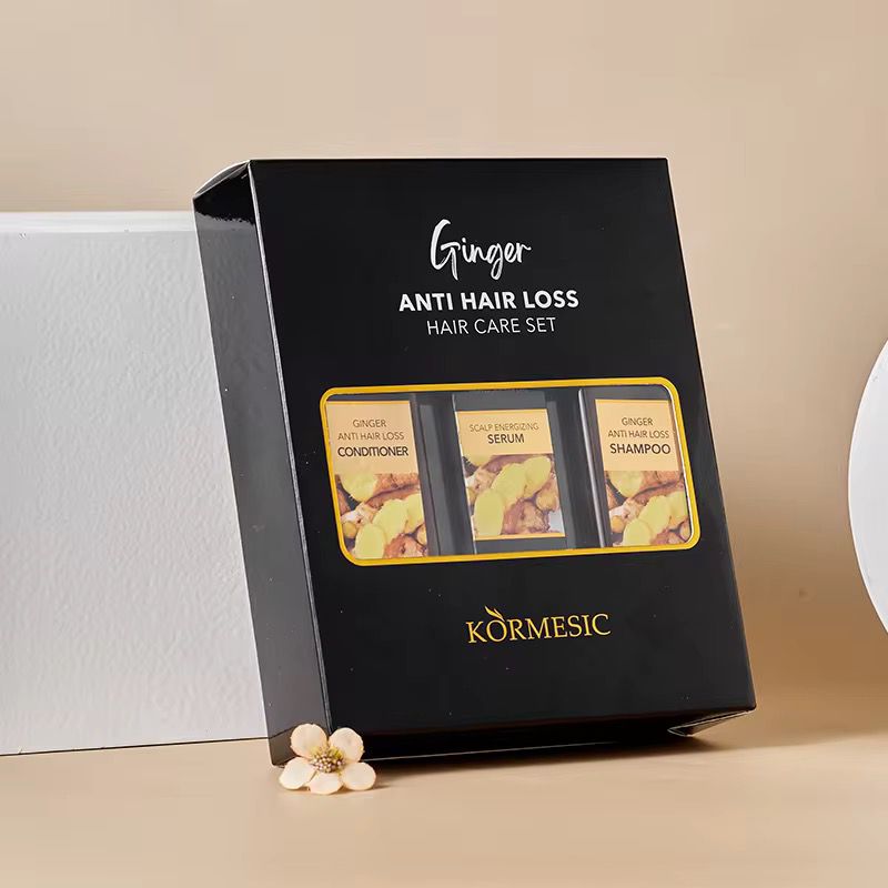 Kormesic Anti-Dandruff Hair Shampoo Strengthening Moisturizing Natural Herbal Shampoo and Conditioner Set