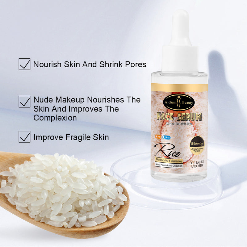 Aichun Beauty Moisturizing Brightening and Anti Acne Rice Face Serum