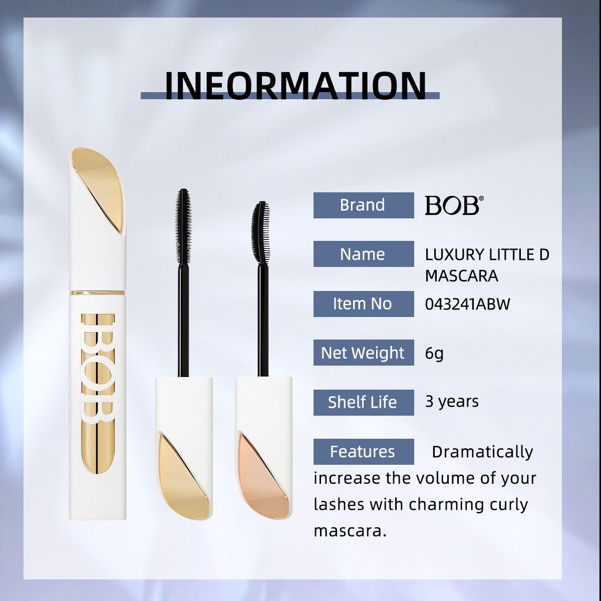 Bob Slender and Curled Lightness Mascara