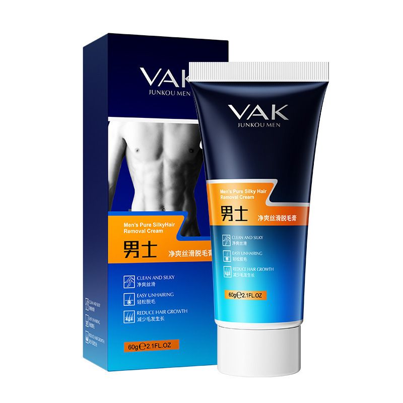 VAK Mens Pure Silky Hair Removal Cream 60g