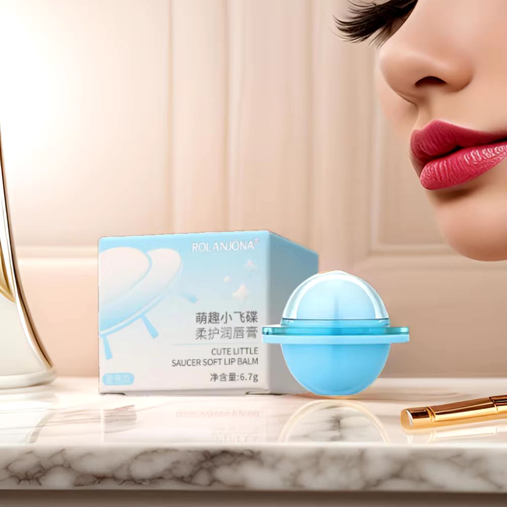 ROLANJÔNA cute little saucer soft lipbalm 4pcs Set