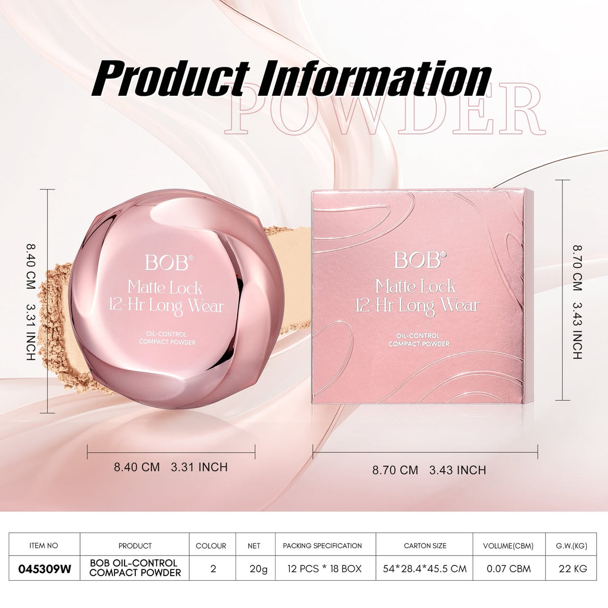 BOB Soft-Focus Oil Control Compact Powder
