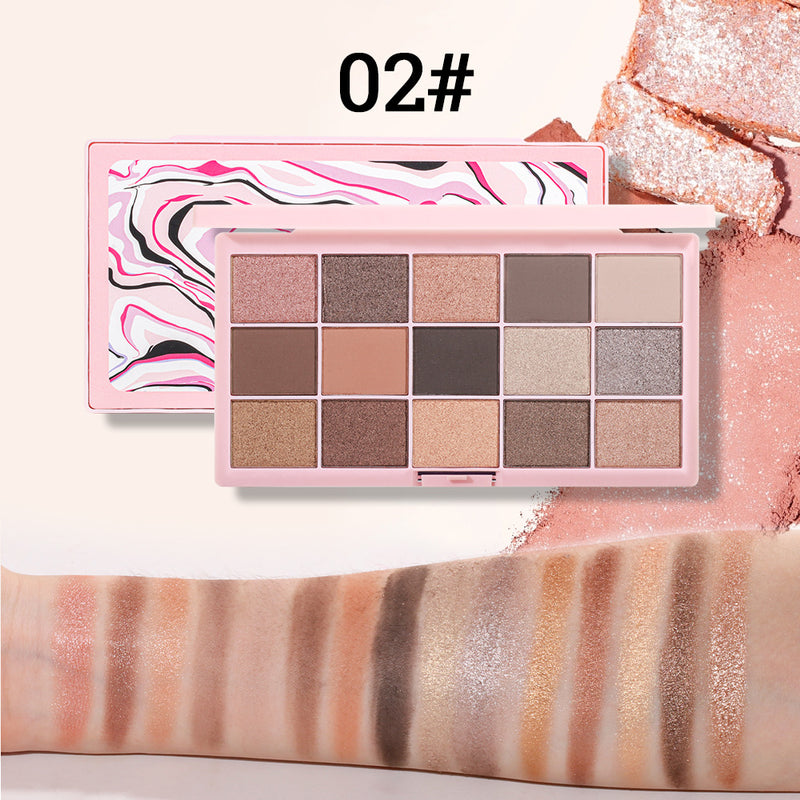 Miss Rose New Nude Mysterious 15 Color Eyeshadow Palette