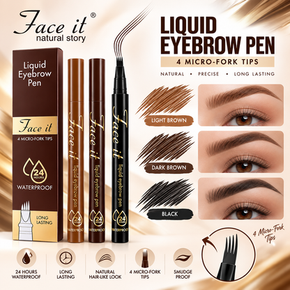 Face It 4-Tip Liquid Eyebrow Pen