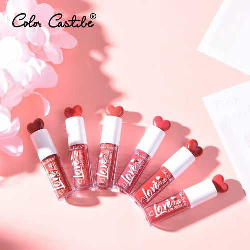 Color Castle Love Matte Lip Gloss 6Pcs Set