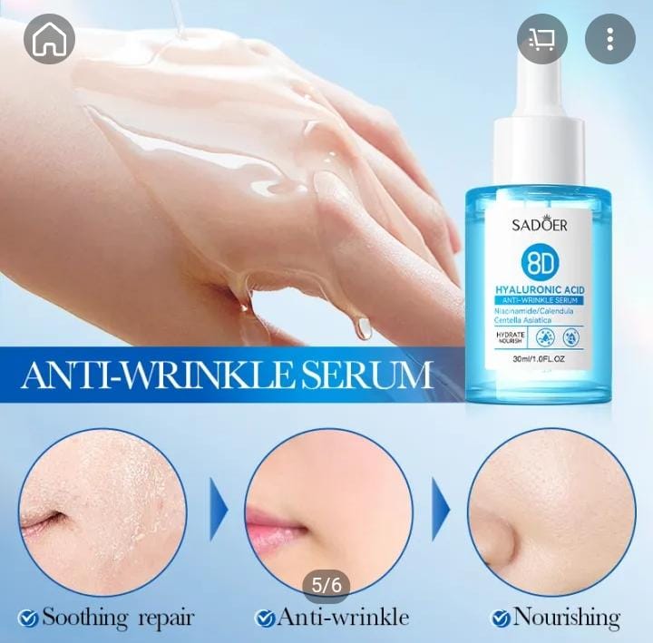 Sadoer 8D Hyaluronic Acid Anti-Wrinkle Serum 30ml