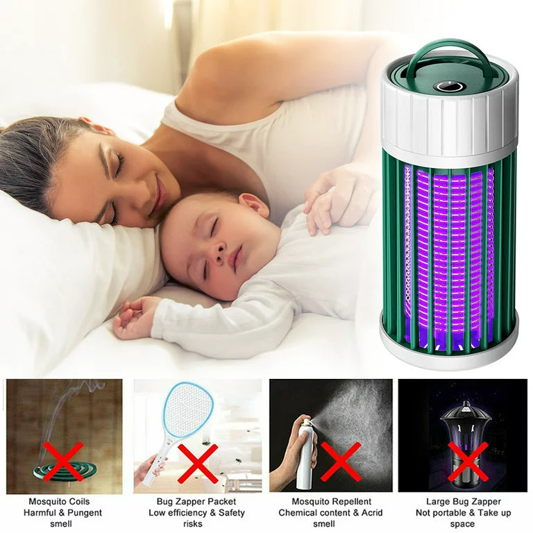 Portable USB Electric Mosquito Killer With Night Light