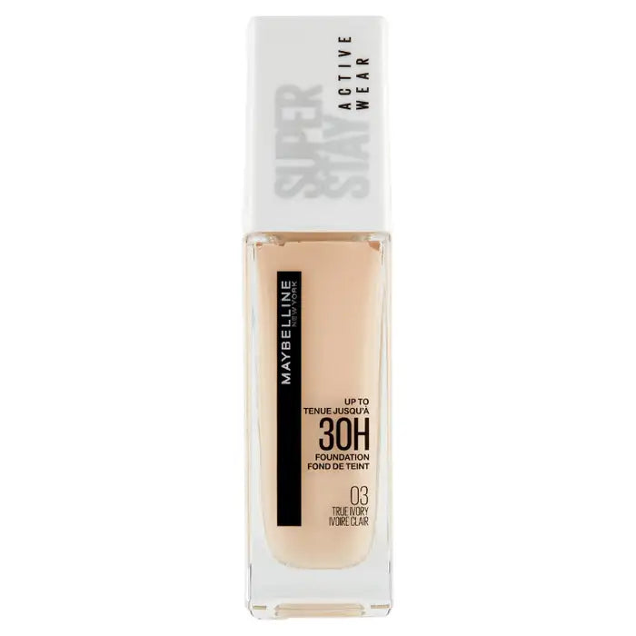 Maybelline Super Stay Active Wear 30h Foundation (Shade 10 Ivory)