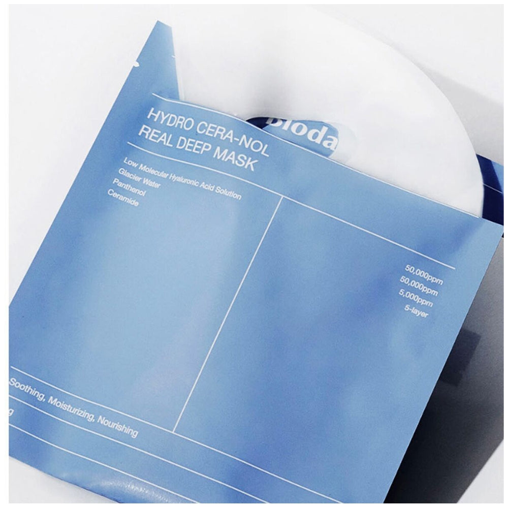 Biodance Hydro Cera-Non Reak Deep Mask 136g- 4 Sheet Box - Blue