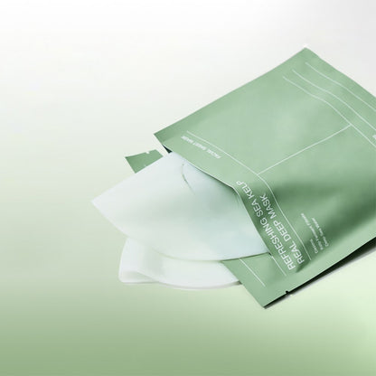 Biodance Refreshing Sea Kelp - Real Deep Mask 136g - 4 Sheets Box - Green