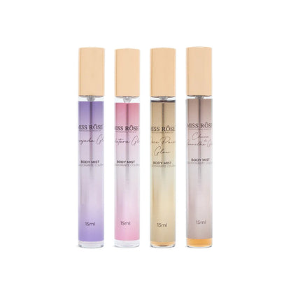 Miss Rose Pocket Body Mist Perfume Collection 15ml