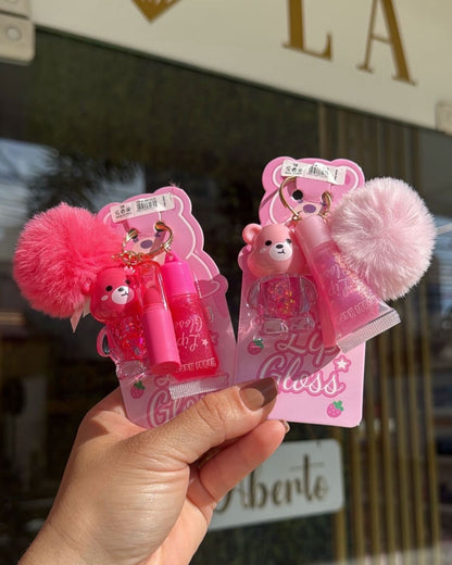 Lucky Model 3in1 New Key Chain Lipgloss