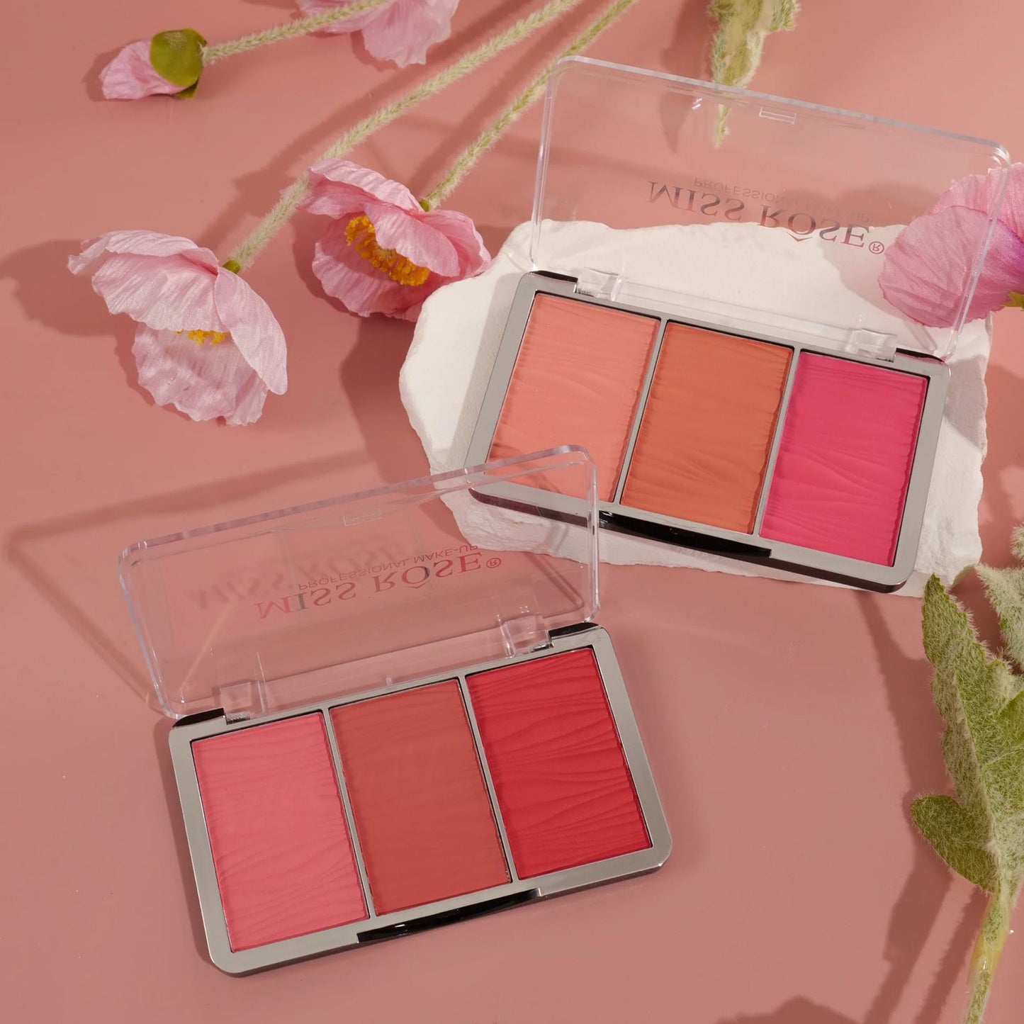 Miss Rose 3 Color Blush Palette