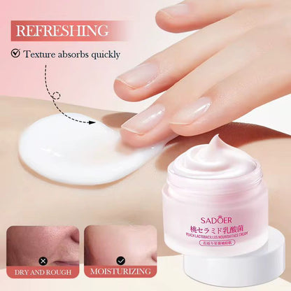 Sadoer Honey Peach Lactobacillus Hydrate Face Cream