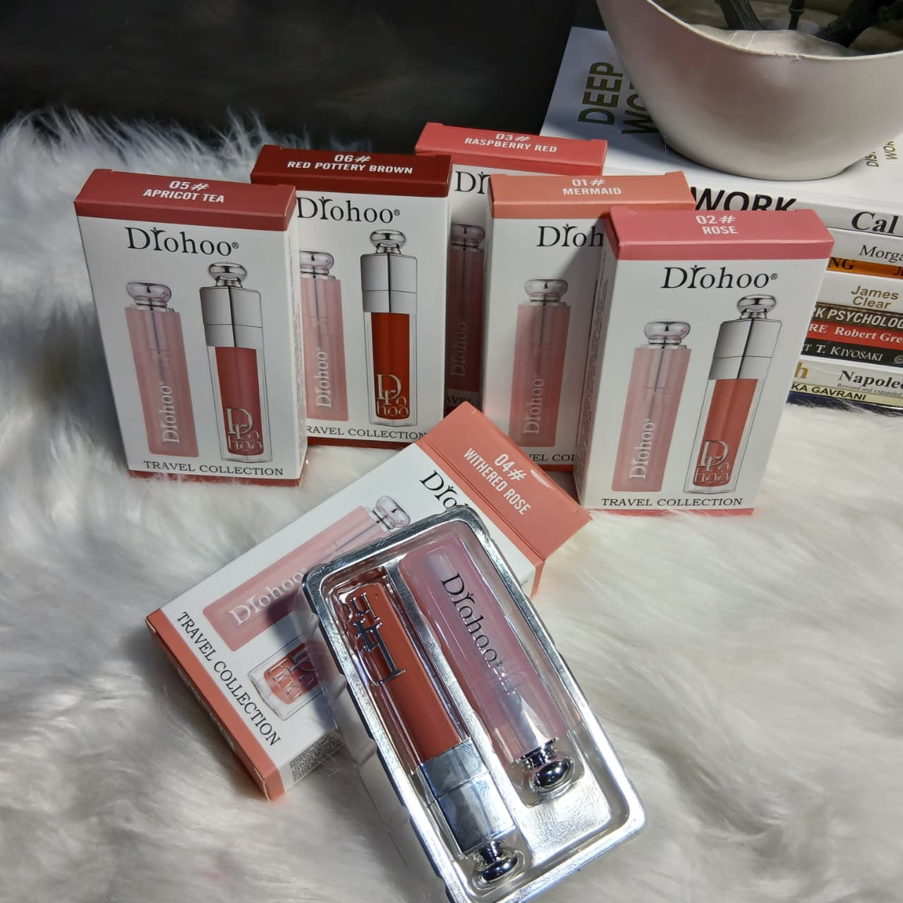 2in1 Lip Balm And Lip Gloss Travel Size Lip Set