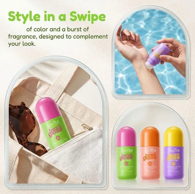 Sadoer Beach Gloss Perfumed Roll-On Deodorant