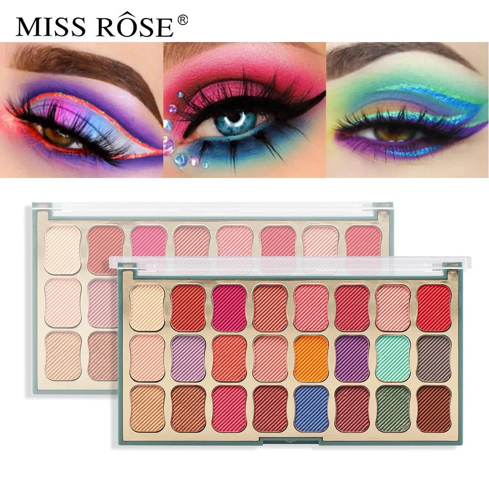 Miss Rose Universal Sequins Magic Cool 24 Color Eyeshadow Palette