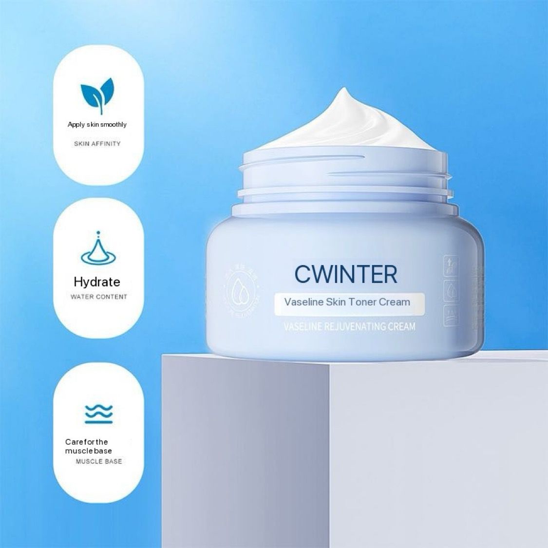 CWINTER Face Whitening Fullerene Anti Wrinkle Anti Aging Deep Moisturizing Skin Care Face Cream