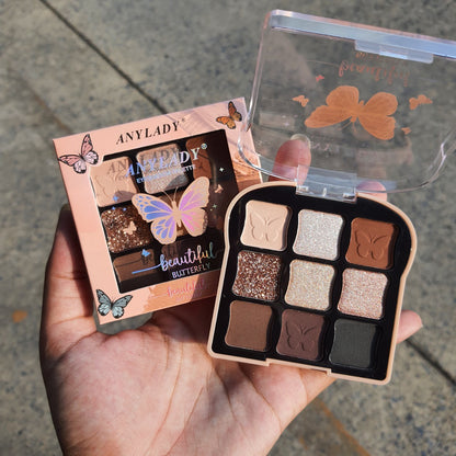 AnyLady Beautiful Butterfly 9-Color Eyeshadow Palette